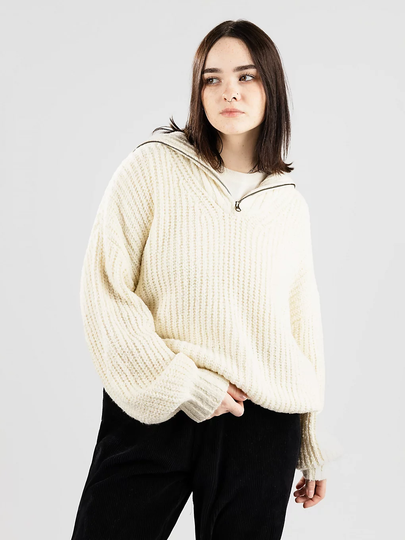 Rip Curl Seeker 1/4 Zip Sweater valkoinen