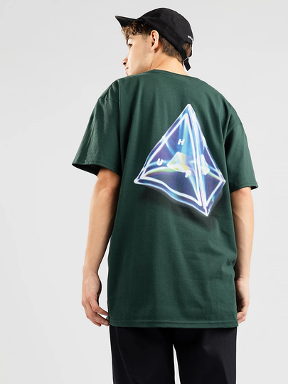 HUF Tesseract TT T-Shirt vihreä