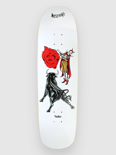 Welcome Matador - Jake Yanko 9.0" Skeittilaudan dekki valkoinen