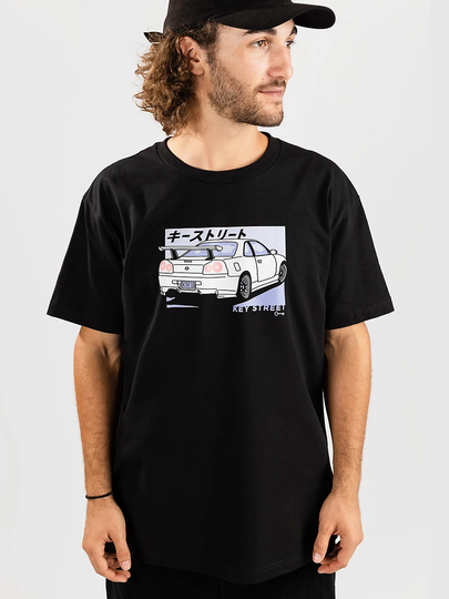 Key Street Kaji Karuma T-paita musta
