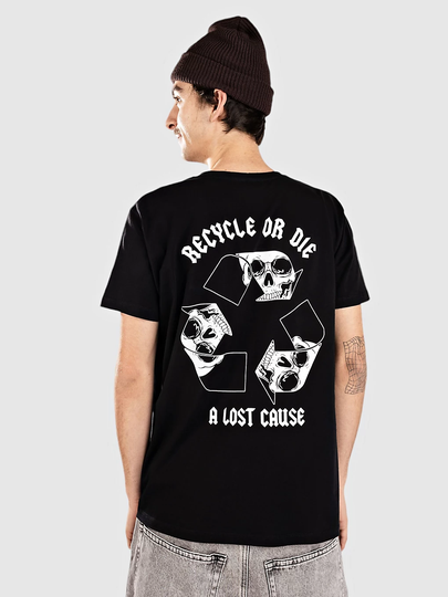 A Lost Cause Recycle Or Die T-paita musta
