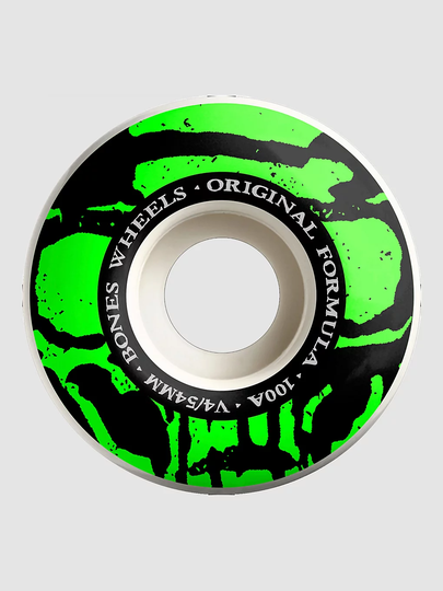 Bones Wheels 100's Originals Mu Skulls 54mm V5 S 100Am Renkaat valkoinen