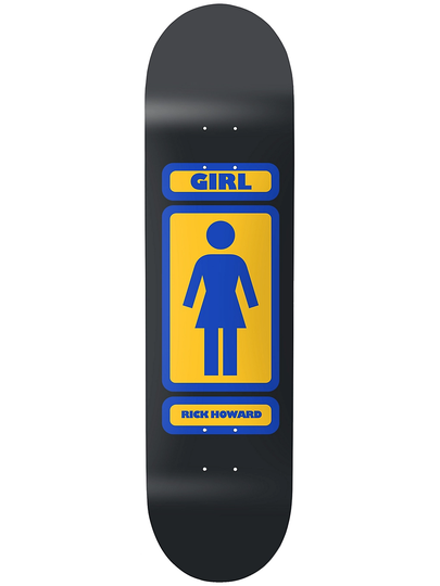 Girl Howard 93 Til 8.25" Skateboard Deck musta