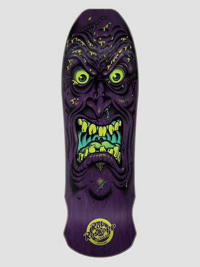 Santa Cruz Roskopp Face Reissue 9.5" Skateboard Deck violet