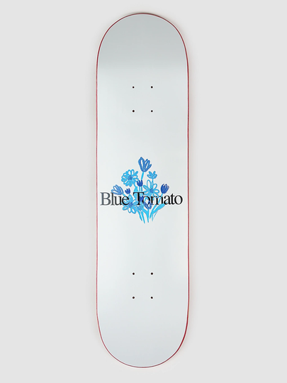 Blue Tomato Knit Flowers 8.25" Skateboard Deck valkoinen