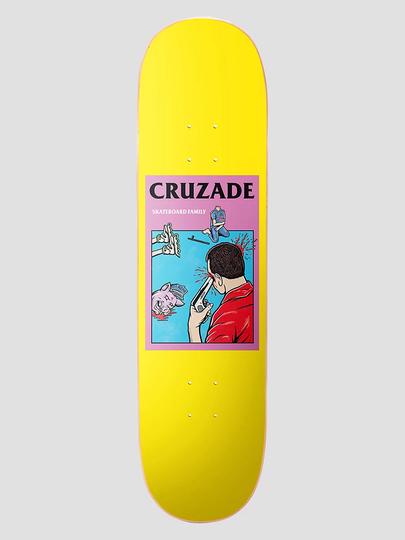 Cruzade Family Man 8.25"X31.65" Skeittilaudan dekki kuviotu