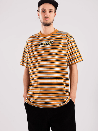 Monet Skateboards Eddie Stripe Knit T-Shirt kuviotu