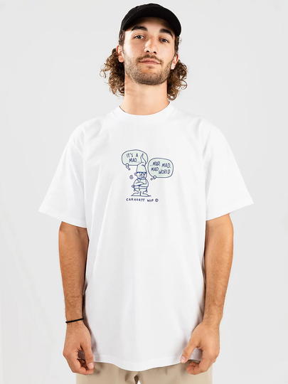 Carhartt WIP Mad World T-Shirt valkoinen