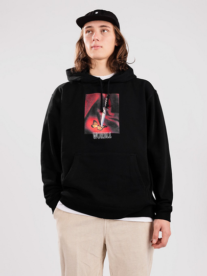 Worble Still Life Hoodie musta