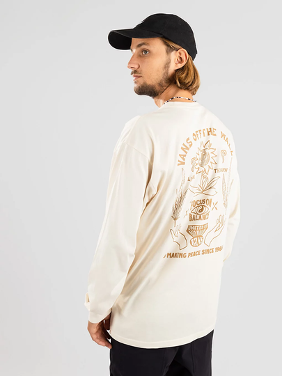Vans Making Peace Vintage Long Sleeve T-Shirt valkoinen