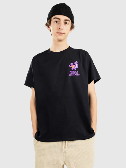 A.Lab Purple Skunk T-Shirt musta