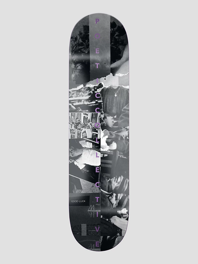 Poetic Collective Good Luck 8.2" Med. Concave Skeittilaudan dekki kuviotu