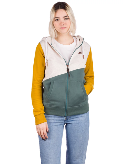 Kazane Taina Zip Hoodie vihreä
