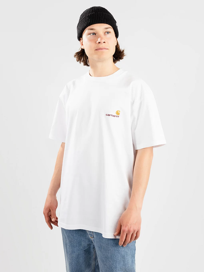 Carhartt WIP American Script T-paita valkoinen