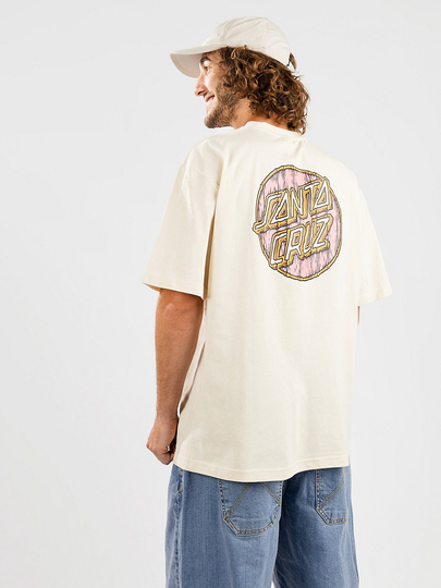 Santa Cruz Tiki Dot T-Shirt valkoinen