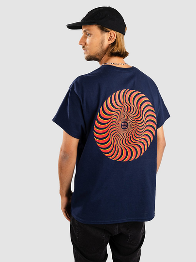 Spitfire Classic Swirl Overlay T-Shirt sininen