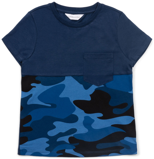 Luca & Lola Donato T-Paita, Navy 98-104