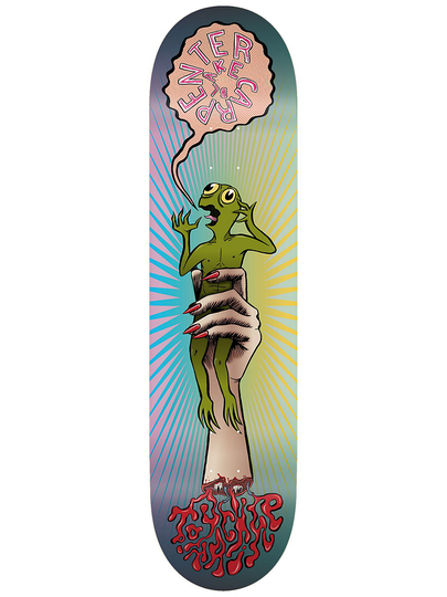 Toy Machine Carpenter Turtle In Hand 8.0" Skateboard Deck kuviotu