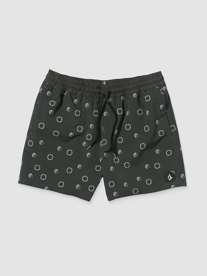 Volcom Lido Print Trunk 16 Surffishortsit harmaa