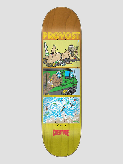 Creature Provost Hesh Coast 8.47" Skateboard Deck kuviotu