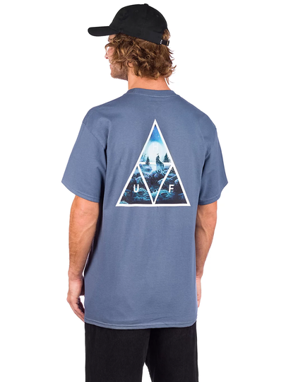 HUF Lupus Noctem T-Shirt sininen