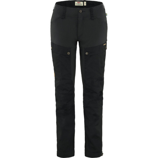 Fjällräven Keb Trousers W Reg - Black - Naiset - 32