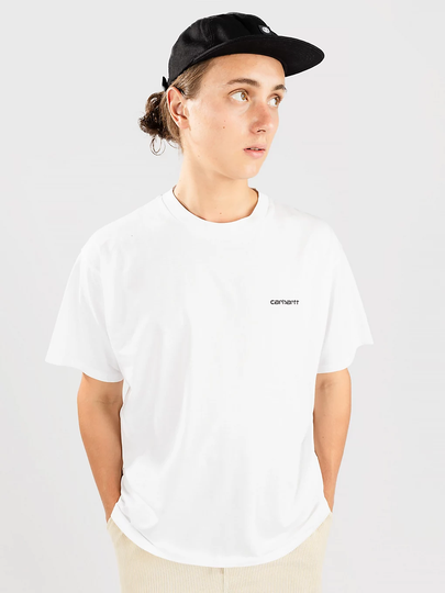 Carhartt WIP Script Embroidery T-Shirt valkoinen