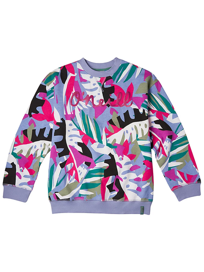 O'Neill Print Crew Sweater violet