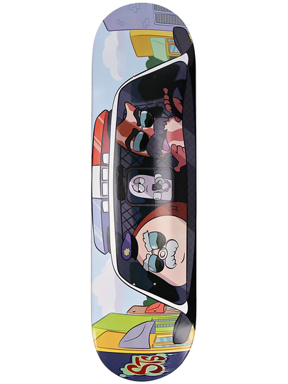 STS Skate Co Bacon Cops 8.375" Skateboard Deck kuviotu