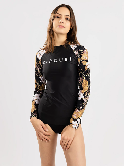 Rip Curl Playabella Relaxed Longsleeve Lycra musta