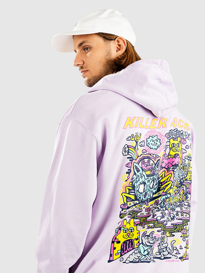 Killer Acid Spaced Invadors Hoodie violet