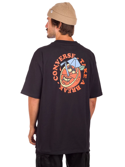 Converse Orange Juice T-Shirt musta