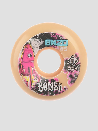 Bones Wheels STF Cautela Beerus TheCat 99A V5 Sidecut 53mm Wheels valkoinen