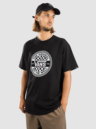 Vans Circle Checker T-Shirt musta