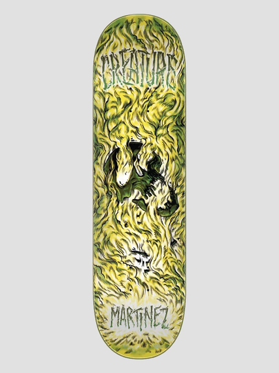 Creature Martinez Inferno 8.6" Skateboard Deck keltainen