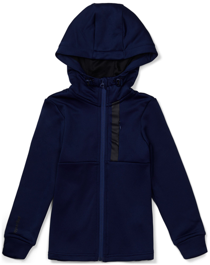 Hyperfied Scuba Zipped Hoodie, Medieval Blue 110-116