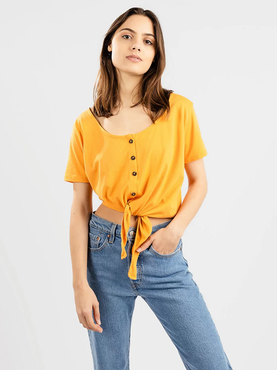 Billabong Girly Knit T-Shirt keltainen