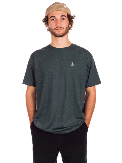 Volcom Circle Blanks Hth T-Shirt musta