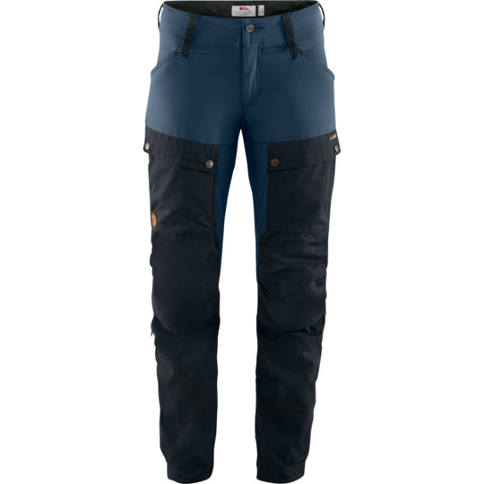 Fjällräven Keb Trousers W Short - Dark Navy-uncle Blue - Naiset - 32