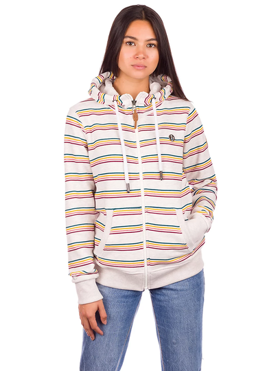 Kazane Sonia Zip Hoodie ruskea