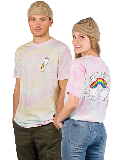 RIPNDIP Double Nerm Rainbow T-Shirt tiedye