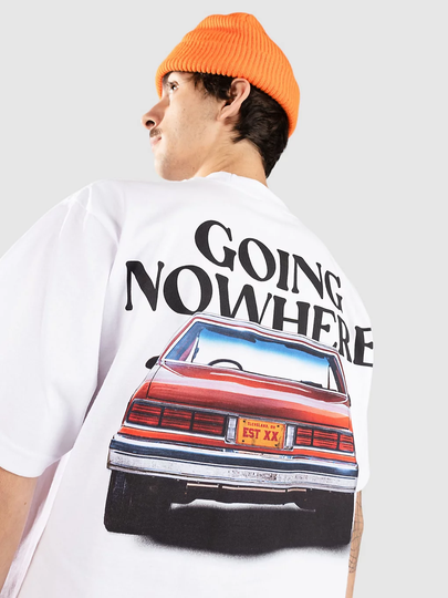 EST 19XX Nowhere Fast T-paita valkoinen