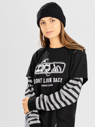 Lurking Class Look Back Long Sleeve T-Shirt musta