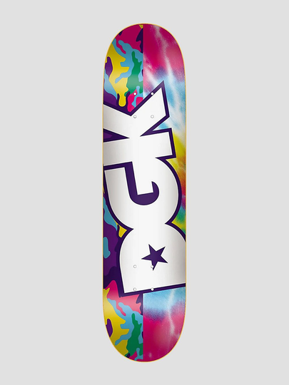 DGK Half Half 7.75" Skateboard Deck tiedye