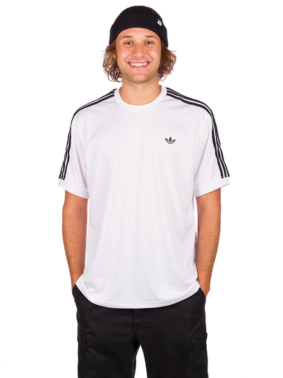 adidas Skateboarding Aero Club Jersey T-Shirt valkoinen