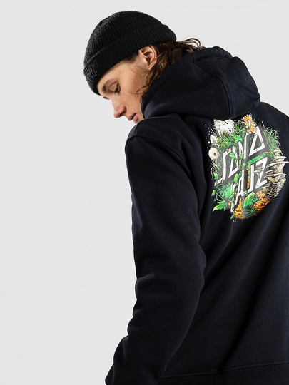 Santa Cruz BT Nature Dot Hoodie musta