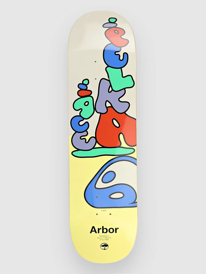 Arbor Ace Pelka Balance 8.375" Skeittilaudan dekki keltainen