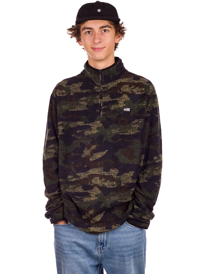 Salty Crew Ballast Quater Zip Sweater vihreä
