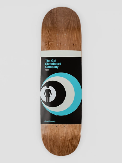 Girl Kennedy Intl OG 8.5" Skateboard Deck ruskea