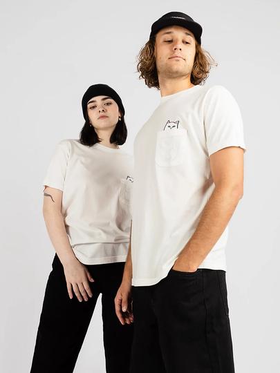 RIPNDIP Lord Nermal Pocket T-Shirt valkoinen